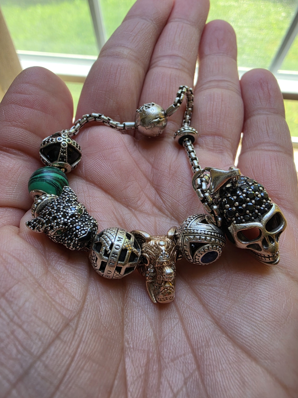 THOMAS SABO Silver Chain Charm Bracelet
